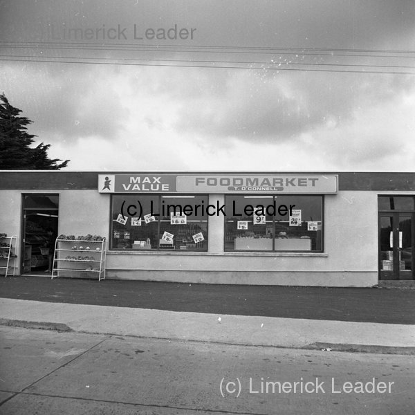New Supermarket at the Fairgreen O'Connells for advertising 1971 From Limerick With Love